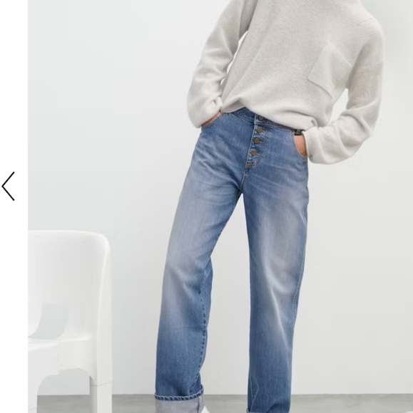 Wrap London Baggy Oversized Boyfriend Jeans Size 4 - Picture 11 of 11